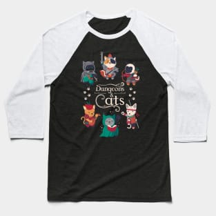 Dungeons & Cats 2.0 Baseball T-Shirt